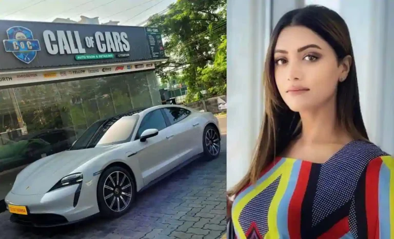 mamtha mohandas buys new porsche taycan